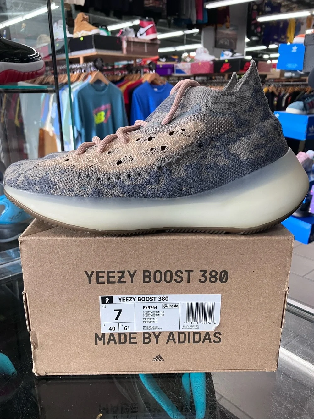 Women’s Adidas Yeezy Boost 380 Mist Size 8